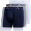 Boxer Homme Adidas Microfibre Ajusté Lot 3 Coupe Sportive