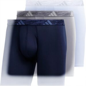 Boxer Homme Adidas Microfibre Ajusté Lot 3 Coupe Sportive