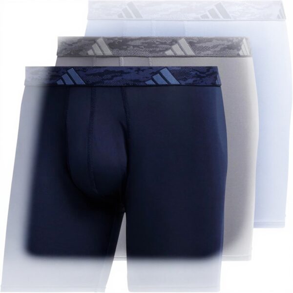 Boxer Homme Adidas Microfibre Ajusté Lot 3 Coupe Sportive