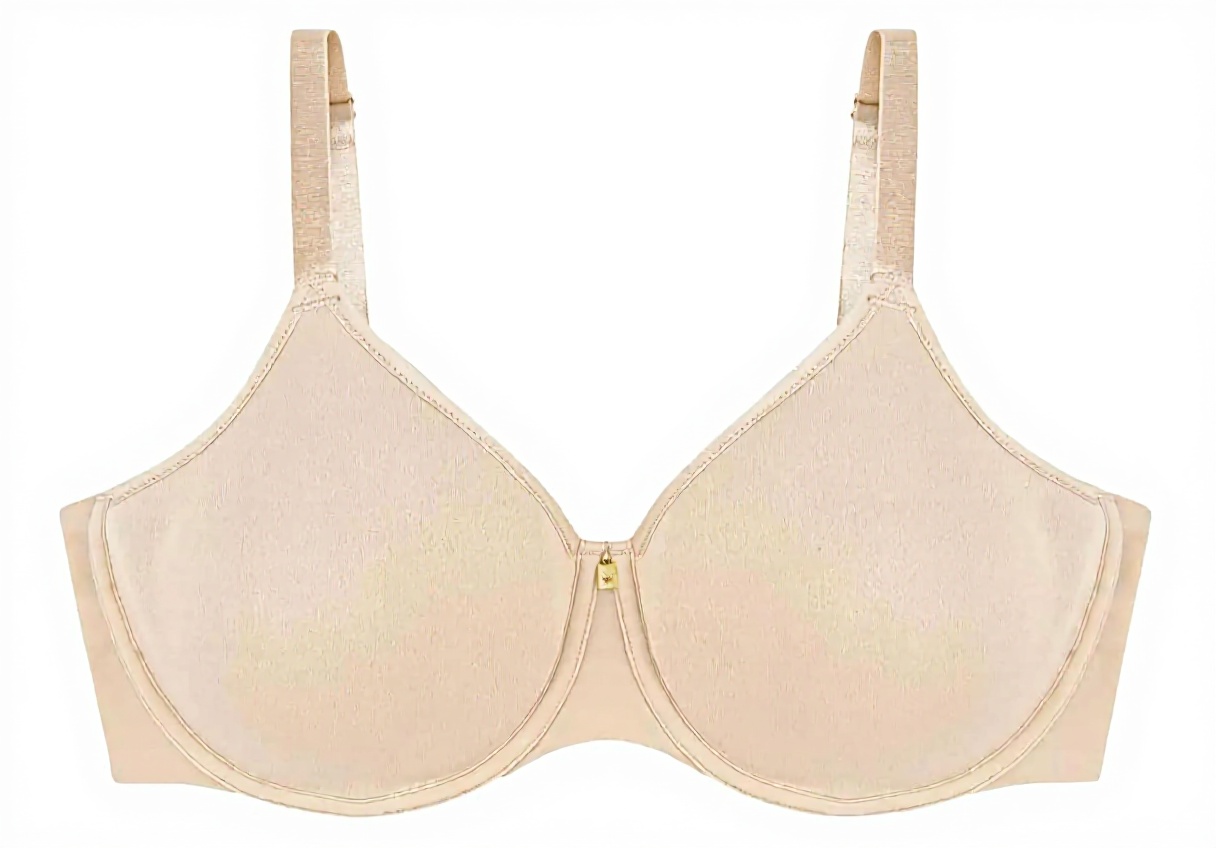 Soutien-gorge Triumph Body Make-Up Essentials porté, montrant la coupe et la couleur nude beige