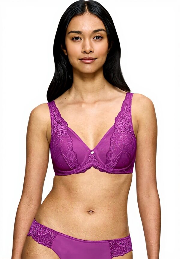 Soutien-gorge Triumph Wild Peony Florale Femme Lilas