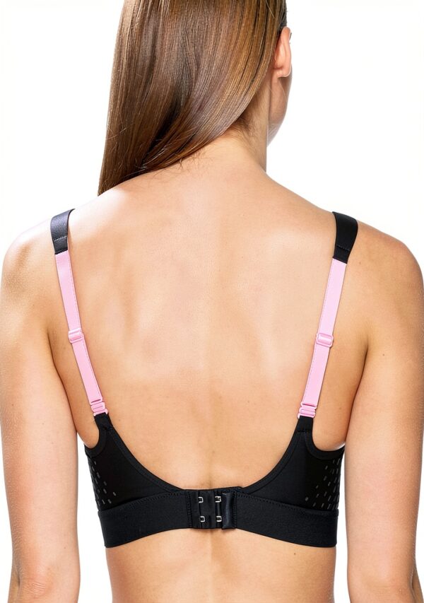 Soutien-gorge réducteur TriAction noir confortable femme-1