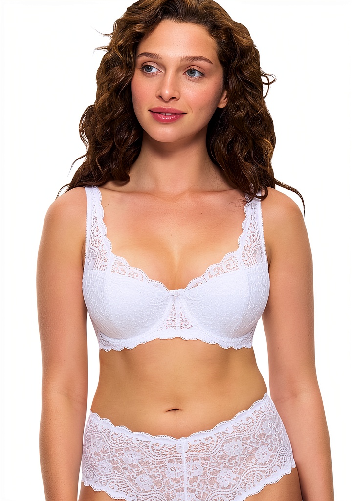 Soutien-gorge Triumph Amourette Charm WHP en couleur Blanc sur mannequin