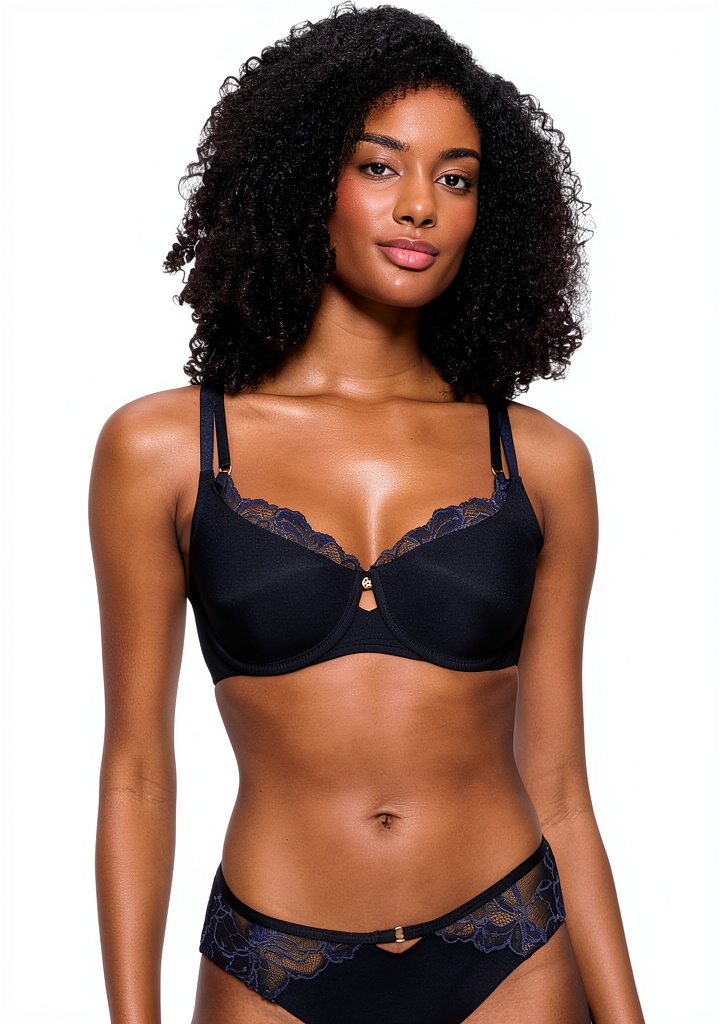 Soutien-gorge Triumph Wild Gardenia Florale W01 porté en situation réelle