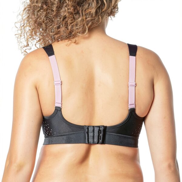 Soutien-gorge réducteur TriAction noir confortable femme-2