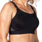 Soutien-gorge réducteur TriAction noir confortable femme-0