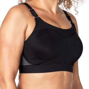Soutien-gorge réducteur TriAction noir confortable femme-0