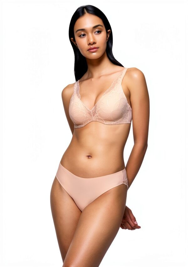 Soutien-gorge Triumph dentelle microfibre décolleté profond-1