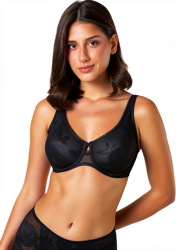 Femme portant le soutien-gorge Triumph Doreen en position debout