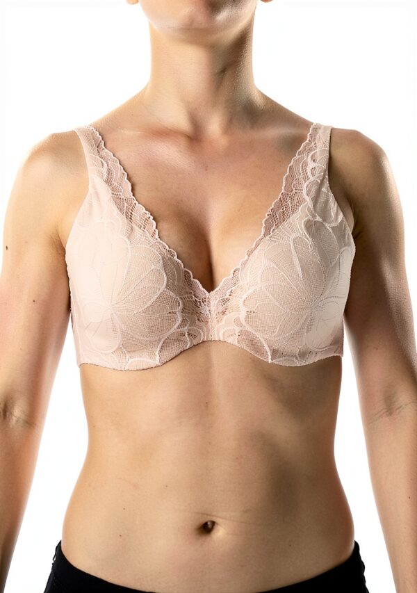 Soutien-gorge Triumph dentelle microfibre décolleté profond-2