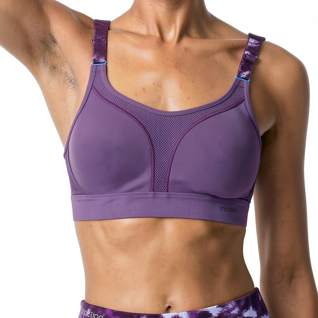 'Soutien-gorge de sport Triumph porté pendant une séance de fitness'