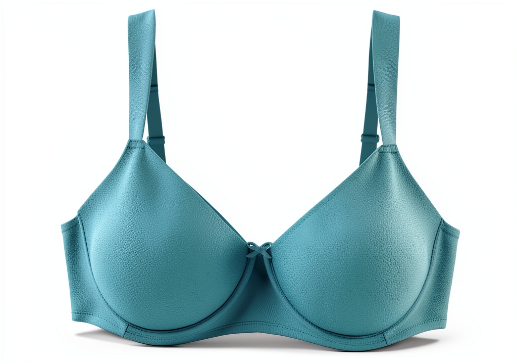 Femme portant le soutien-gorge Triumph Essential Minimizer T en Quiet Turquoise