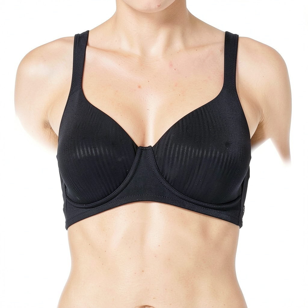 Soutien-gorge Triumph Modern Soft+Cotton P porté sous un t-shirt