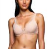 Soutien-gorge Triumph dentelle microfibre décolleté profond-0