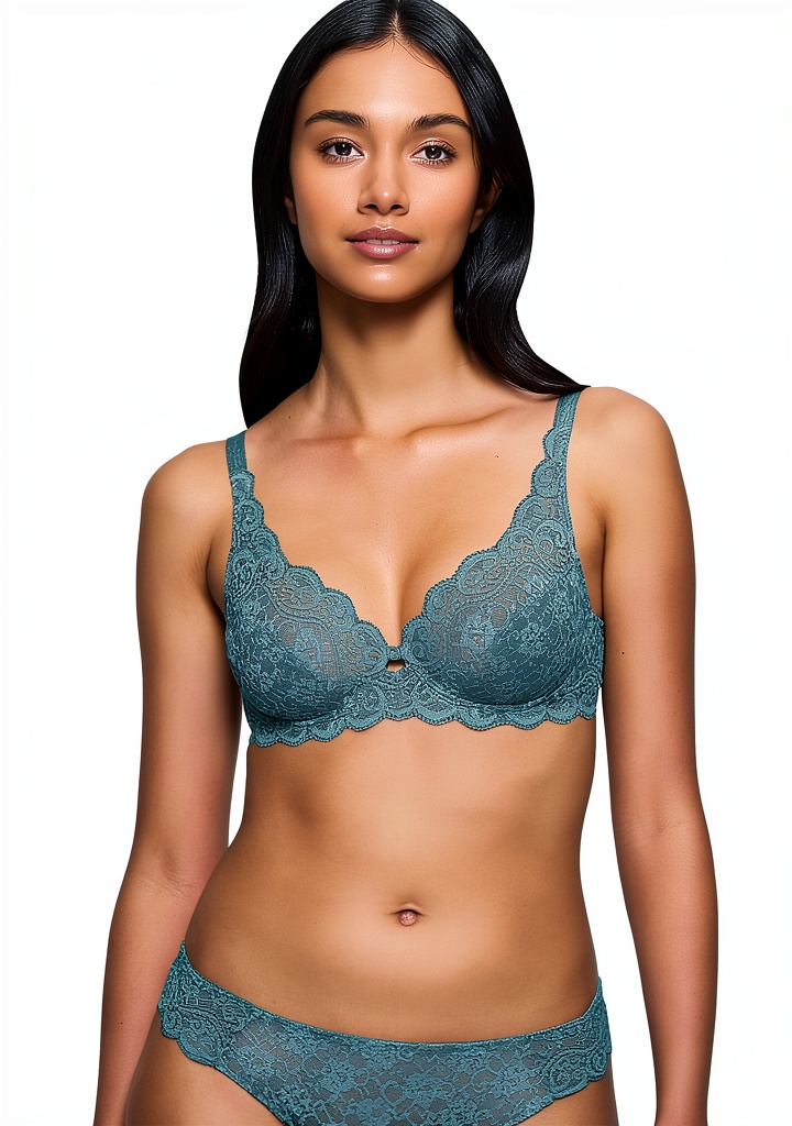 Soutien-gorge Triumph Amourette 300 Whp X en situation quotidienne, porté sous un chemisier blanc