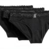 Slip Triumph Femme Noir Crème Confortable et Élégant-0