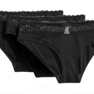 Slip Triumph Femme Noir Crème Confortable et Élégant-0