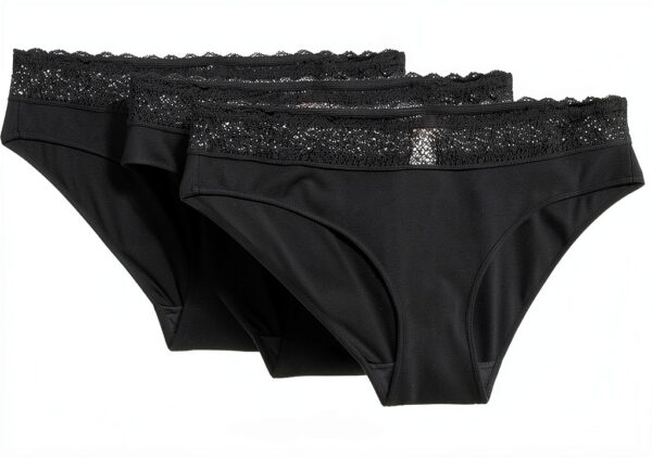 Slip Triumph Femme Noir Crème Confortable et Élégant-0