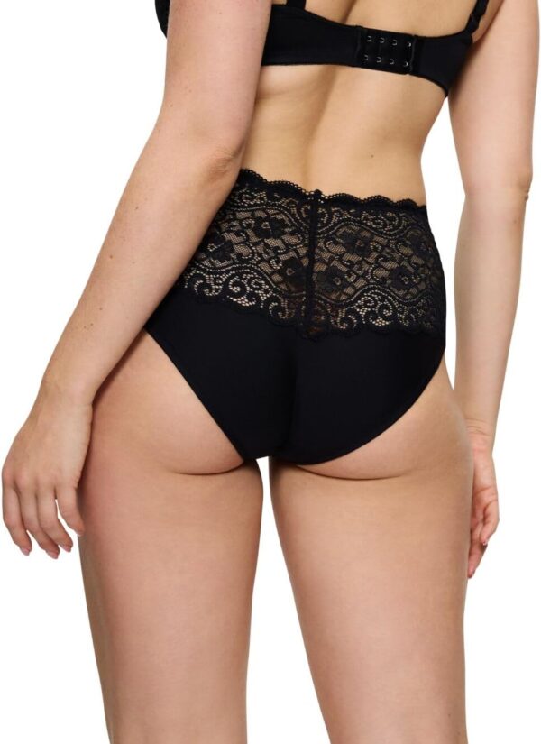 Culotte Triumph maxi microfibre noire femme-2