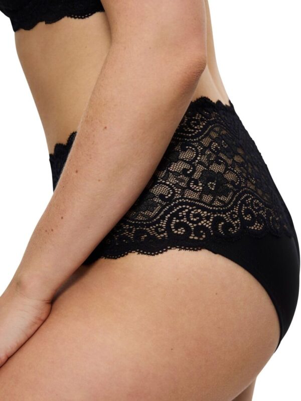 Culotte Triumph maxi microfibre noire femme-1