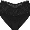 Culotte Triumph maxi microfibre noire femme-4