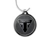 Porte-clé Retro Design Vintage 4 cm Triumph acier-2