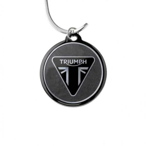 Porte-clé Retro Design Vintage 4 cm Triumph acier-2