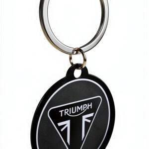 Porte-clé Retro Design Vintage 4 cm Triumph acier-0