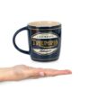 Tasse Triumph céramique 330 ml design retro moto Poignee Grande Modele-1