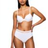 Triumph Culotte Femme Blanc Coton Bio Dentelle Recyclée-2