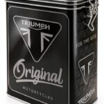 Boîte à provisions Triumph 31131 – Design rétro mat, capacité 1,3 L-0