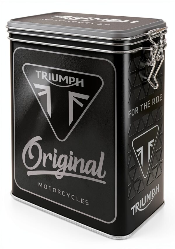 Boîte à provisions Triumph 31131 – Design rétro mat, capacité 1,3 L-0