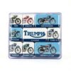 Aimants Nostalgic-Art Frigo 9 pièces Design rétro moto Fer-blanc-2