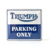 Triumph Plaque Décor Parking Only Métal 30x40 cm Design Vintage-2