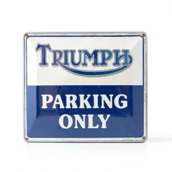 Triumph Plaque Décor Parking Only Métal 30x40 cm Design Vintage-2
