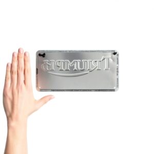 Plaque rétro Triumph porte - Murale vintage noir 10x20 cm modèle 28052-0