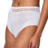 Triumph Culotte Femme Blanc Coton Bio Dentelle Recyclée-1