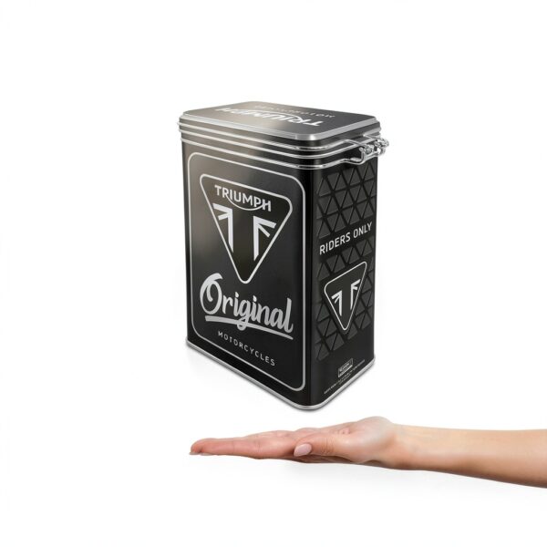 Boîte à provisions Triumph 31131 – Design rétro mat, capacité 1,3 L-1