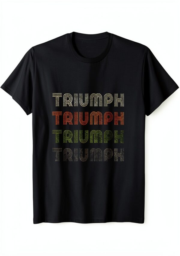 T-shirt Triumph Love Heart vintage homme léger coupe classique en-0