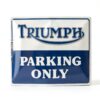 Triumph Plaque Décor Parking Only Métal 30x40 cm Design Vintage-0