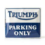 Triumph Plaque Décor Parking Only Métal 30x40 cm Design Vintage-0