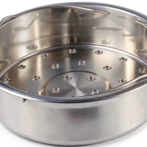 Scanpan Panier vapeur en acier inoxydable Argenté 20 cm 21 cm 22 cm 20 cm 20 cm-0
