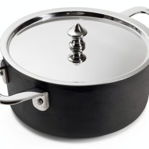 Casserole min fonte SCANPAN 14 cm x 6,7 cm avec couvercle, induction-0