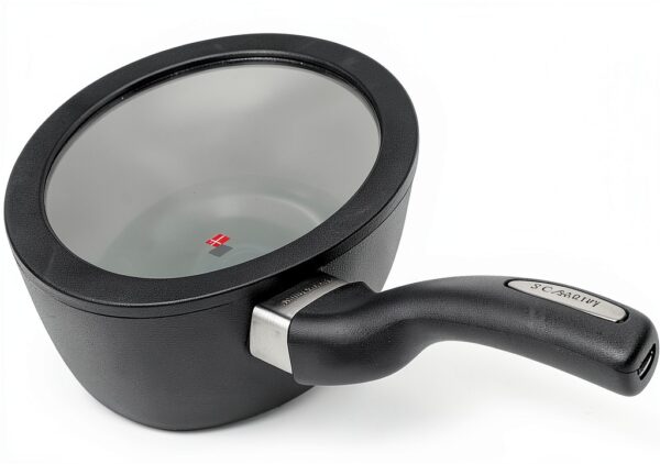 Sauteuse Scanpan IQ 28 cm noir – aluminium recyclé, induction-1