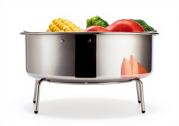 Scanpan Panier vapeur en acier inoxydable Argenté 20 cm 21 cm 22 cm 20 cm 20 cm-1