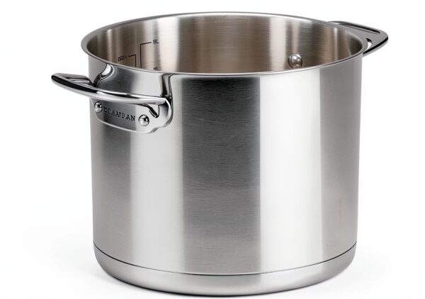 Marmite Scapant 22 cm sans couvercle inox 18/10 6,8 L polie-0