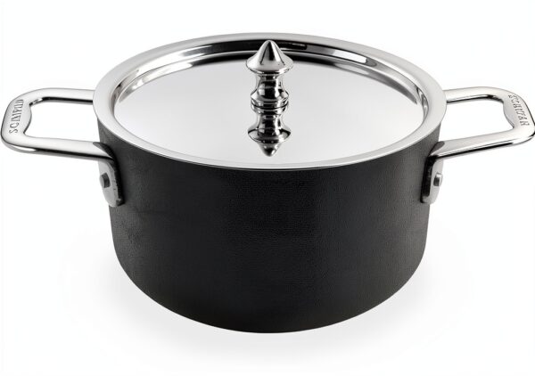 Casserole min fonte SCANPAN 14 cm x 6,7 cm avec couvercle, induction-1