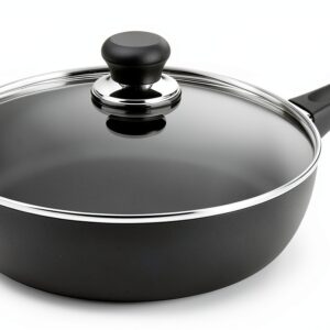Poêle à frire SCANPAN 26 cm GreenTek antiadhésif avec couvercle-0