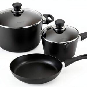Scanpan 10508000 Classic 5 Batterie de Cuisine, 5 pièces, Noir-0