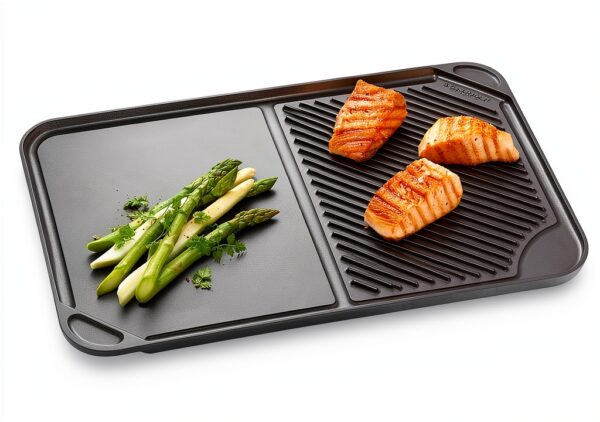 SCANPAN Plaque Grill Classic 44x24 cm Noir pour Dessus de Poêle-1